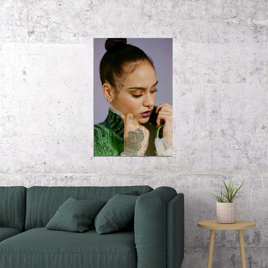 Kehlani Usa Music Singer Star Girl Fashion Icon Poster Wall Art Print Home Wall Decor - xonomax