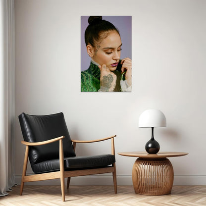 Kehlani Usa Music Singer Star Girl Fashion Icon Poster Wall Art Print Home Wall Decor - xonomax