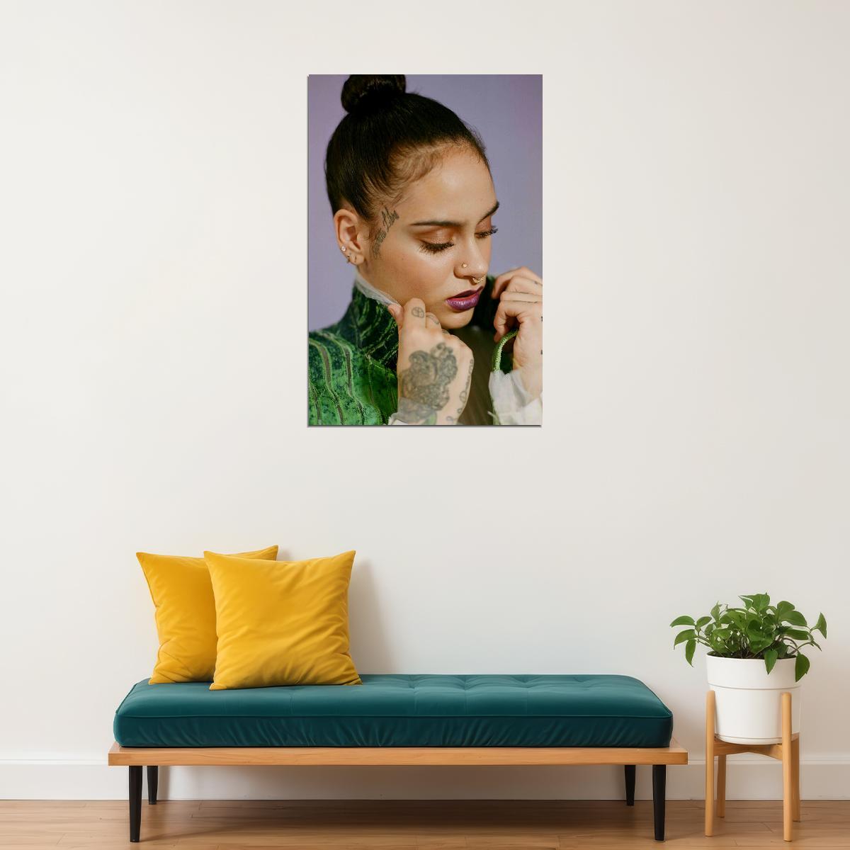 Kehlani Usa Music Singer Star Girl Fashion Icon Poster Wall Art Print Home Wall Decor - xonomax