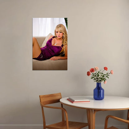Sara Jean Underwood Movie Sexy Girl Poster Wall Art Print Home Wall Decor - xonomax
