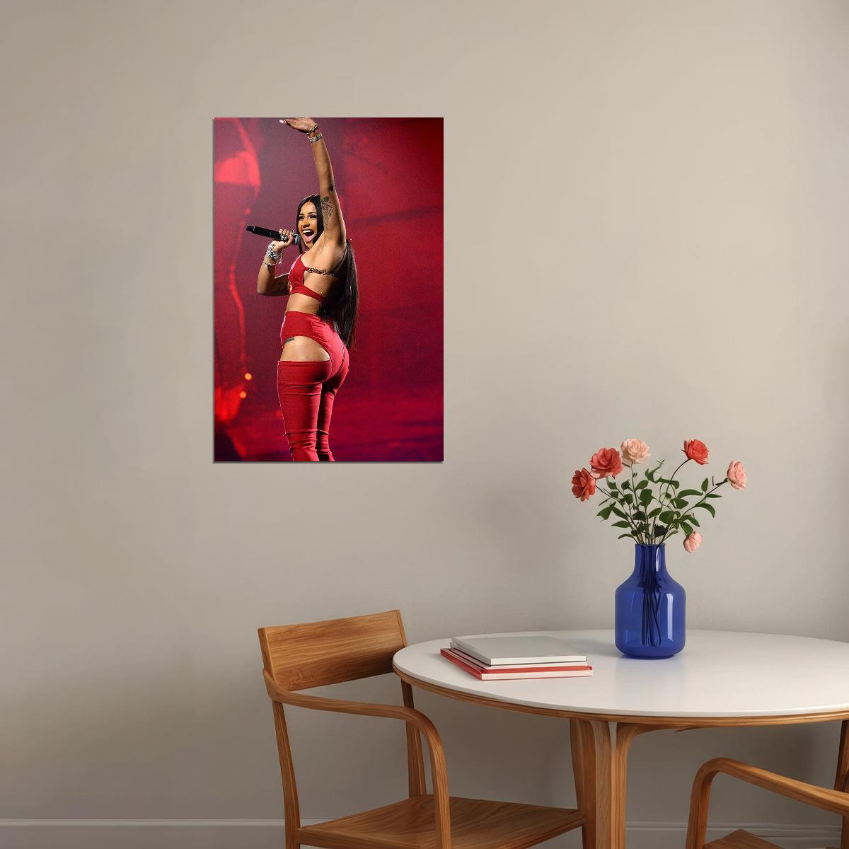 Cardi B Rap R&b Music Sexy Singer Rapper Artist Poster Wall Art Print Home Wall Decor - xonomax