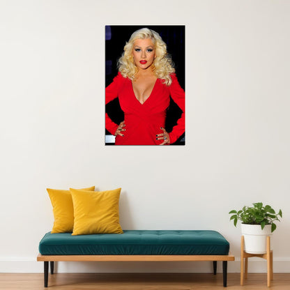 Christina Aguilera 2018 Songwriter Actor Producer Poster Wall Art Print Home Wall Decor - xonomax