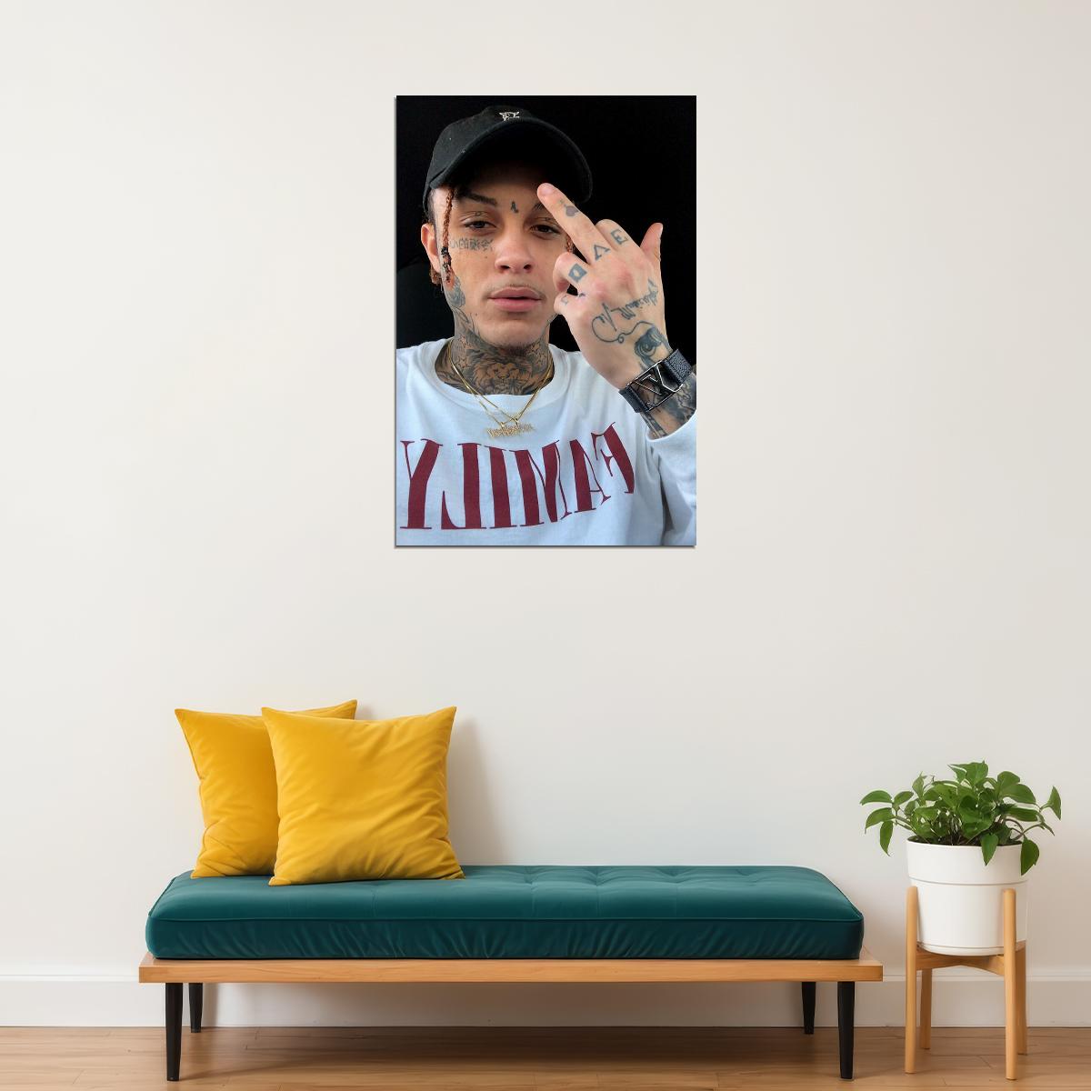 Lil Skies Rap Hip Hop Music Star American Singer Singer Poster Wall Art Print Home Wall Decor - xonomax