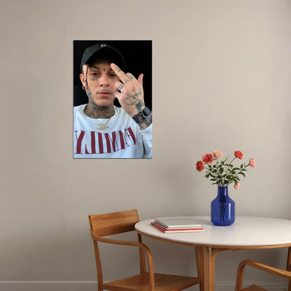 Lil Skies Rap Hip Hop Music Star American Singer Singer Poster Wall Art Print Home Wall Decor - xonomax
