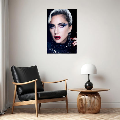 Lady Gaga Black Rap Sexy Music Singer Rapper Poster Wall Art Print Home Wall Decor - xonomax