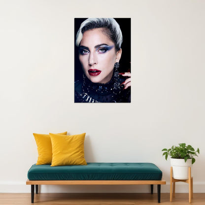 Lady Gaga Black Rap Sexy Music Singer Rapper Poster Wall Art Print Home Wall Decor - xonomax