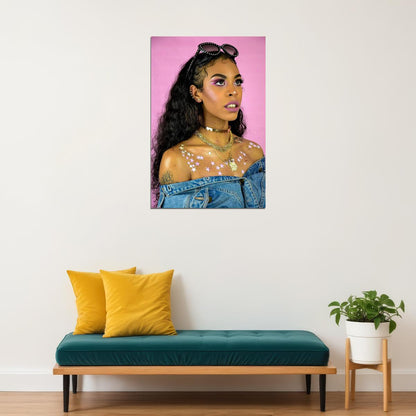 Rico Nasty Rapper Music Star Hip Hop Rap Singer Poster Wall Art Print Home Wall Decor - xonomax