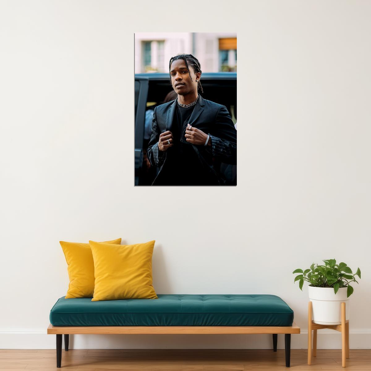 Asap Rocky Rap Music Singer Rapper Star Fashion Model Poster Wall Art Print Home Wall Decor - xonomax