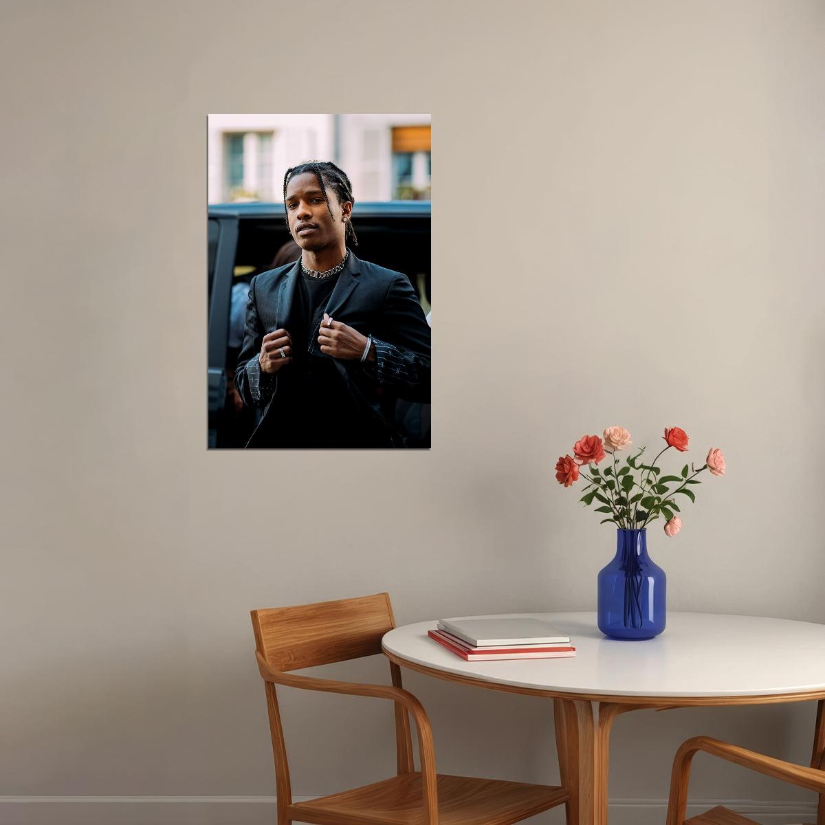 Asap Rocky Rap Music Singer Rapper Star Fashion Model Poster Wall Art Print Home Wall Decor - xonomax