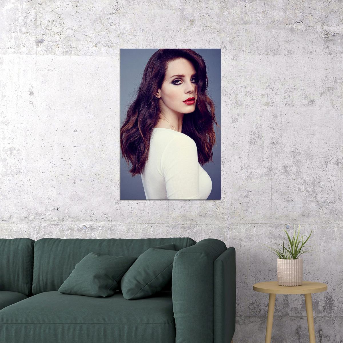 Lana Del Rey Music Singer Model Artist Poster Wall Art Print Home Wall Decor - xonomax