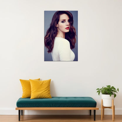Lana Del Rey Music Singer Model Artist Poster Wall Art Print Home Wall Decor - xonomax