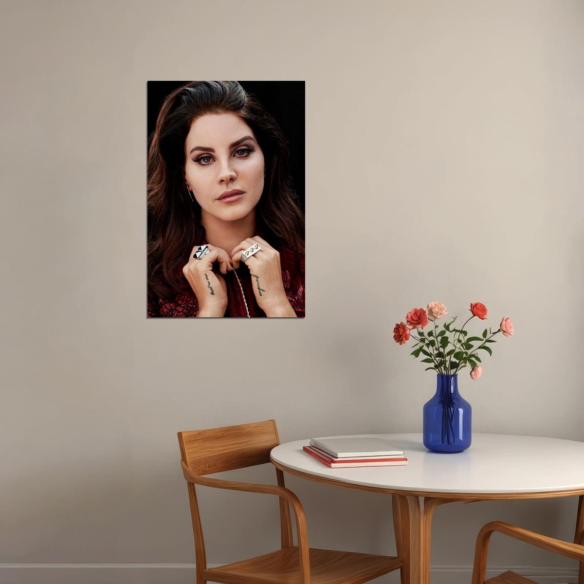 Lana Del Rey Music Singer Poster Wall Art Print Home Wall Decor - xonomax