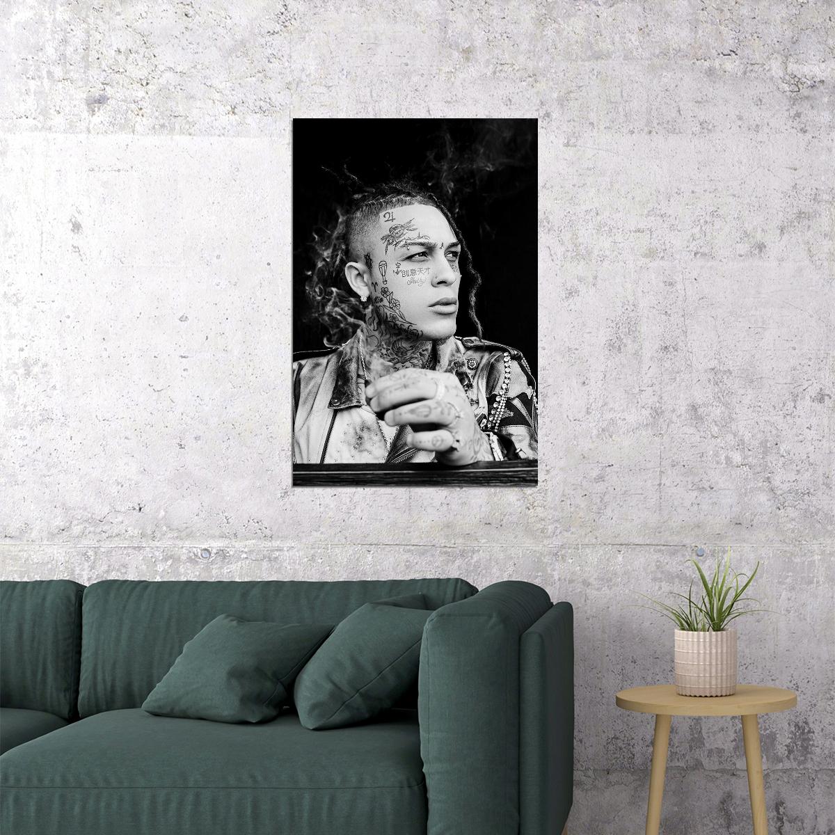Lil Skies Rap Music Rapper Hip Hop Star Singer Poster Wall Art Print Home Wall Decor - xonomax