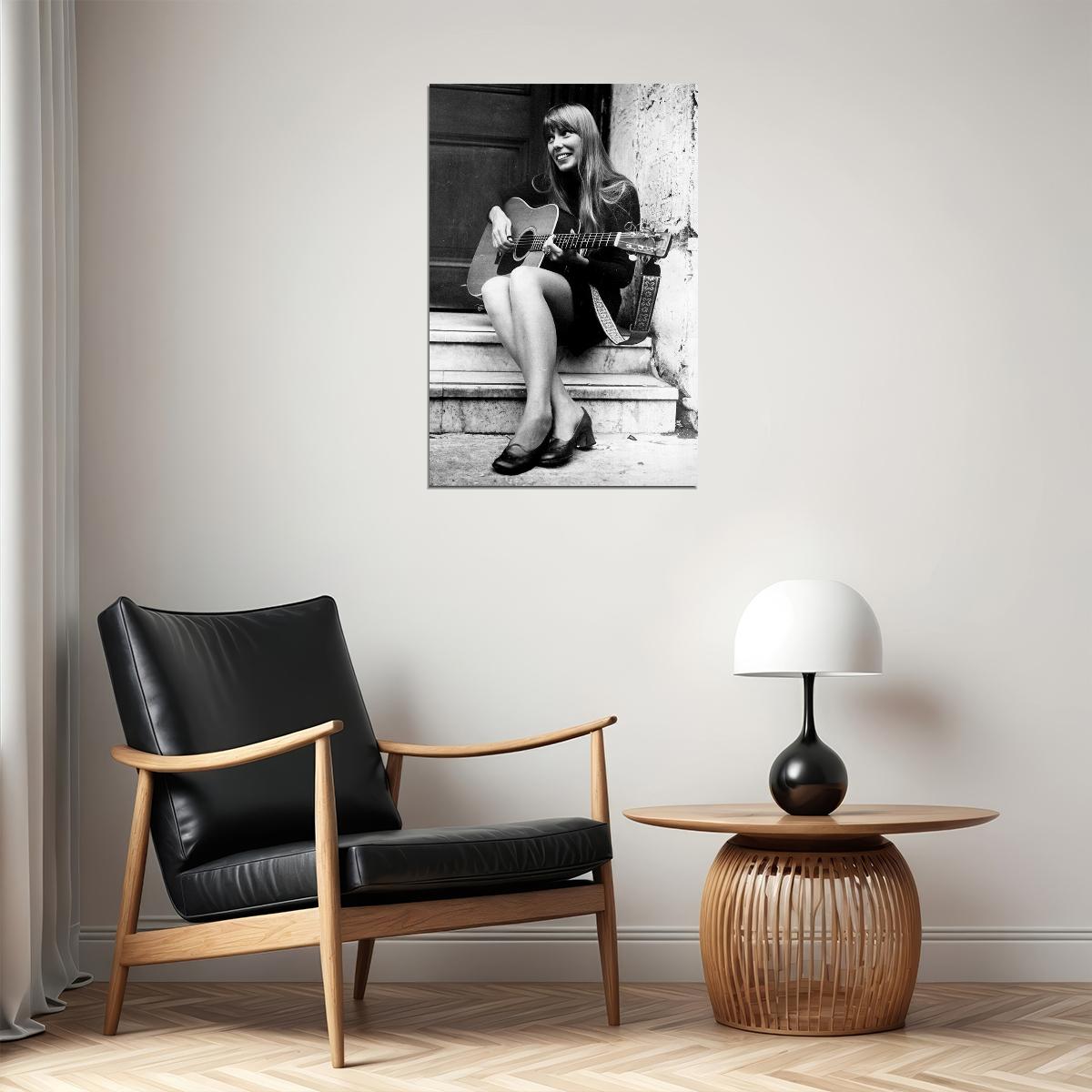 Joni Mitchell Great Music Singer Writer Poster Wall Art Print Home Wall Decor - xonomax