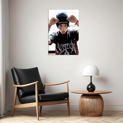Lil Xan Rapper Hip Hop Music Singer Star Poster Wall Art Print Home Wall Decor - xonomax