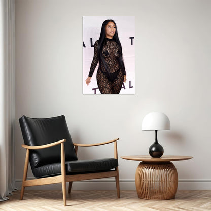 Nicki Minaj Sexy Girl Rap Music Singer Anaconda Poster Wall Art Print Home Wall Decor - xonomax