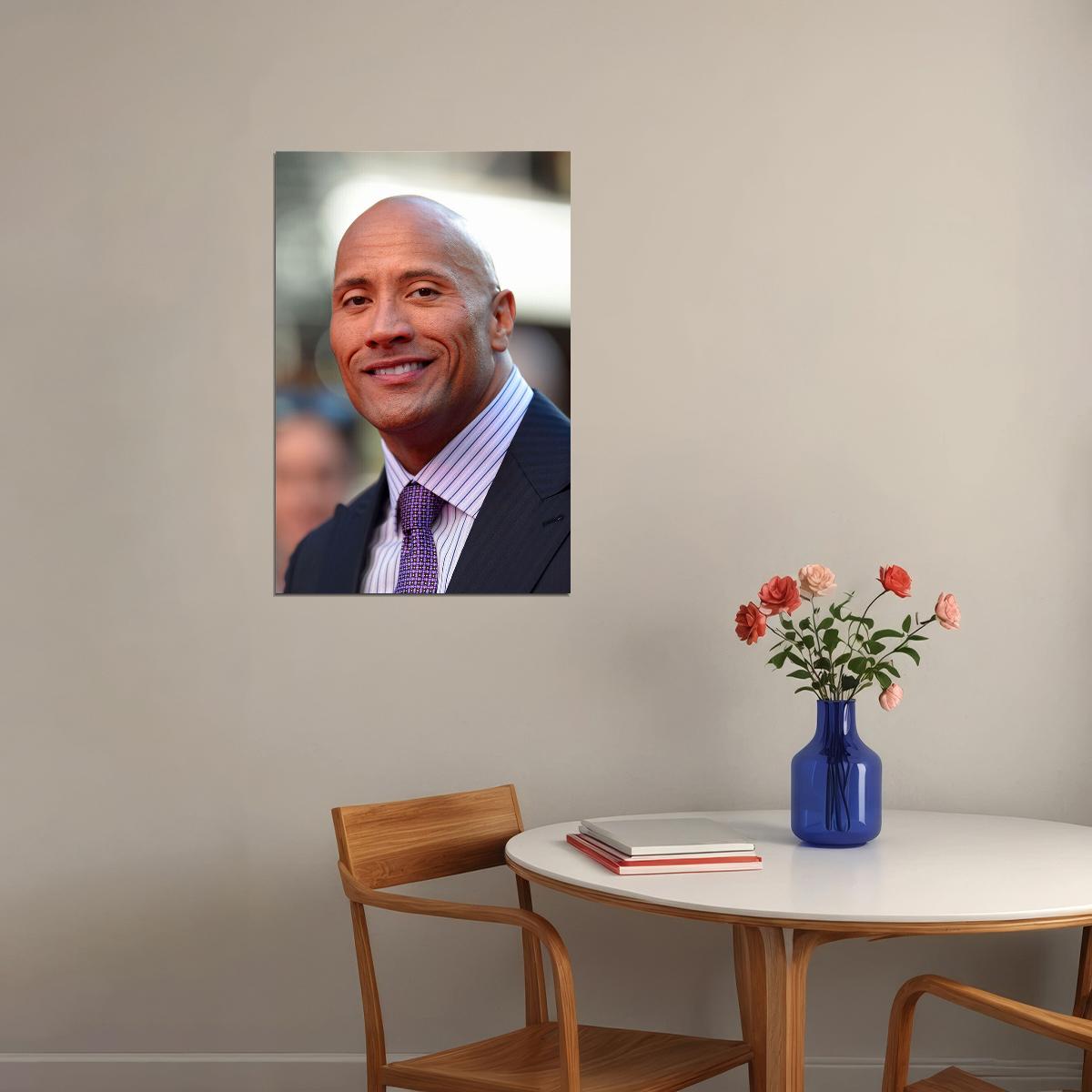 The Rock Dwayne Johnson World Heavyweight Champion Poster Wall Art Print Home Wall Decor - xonomax