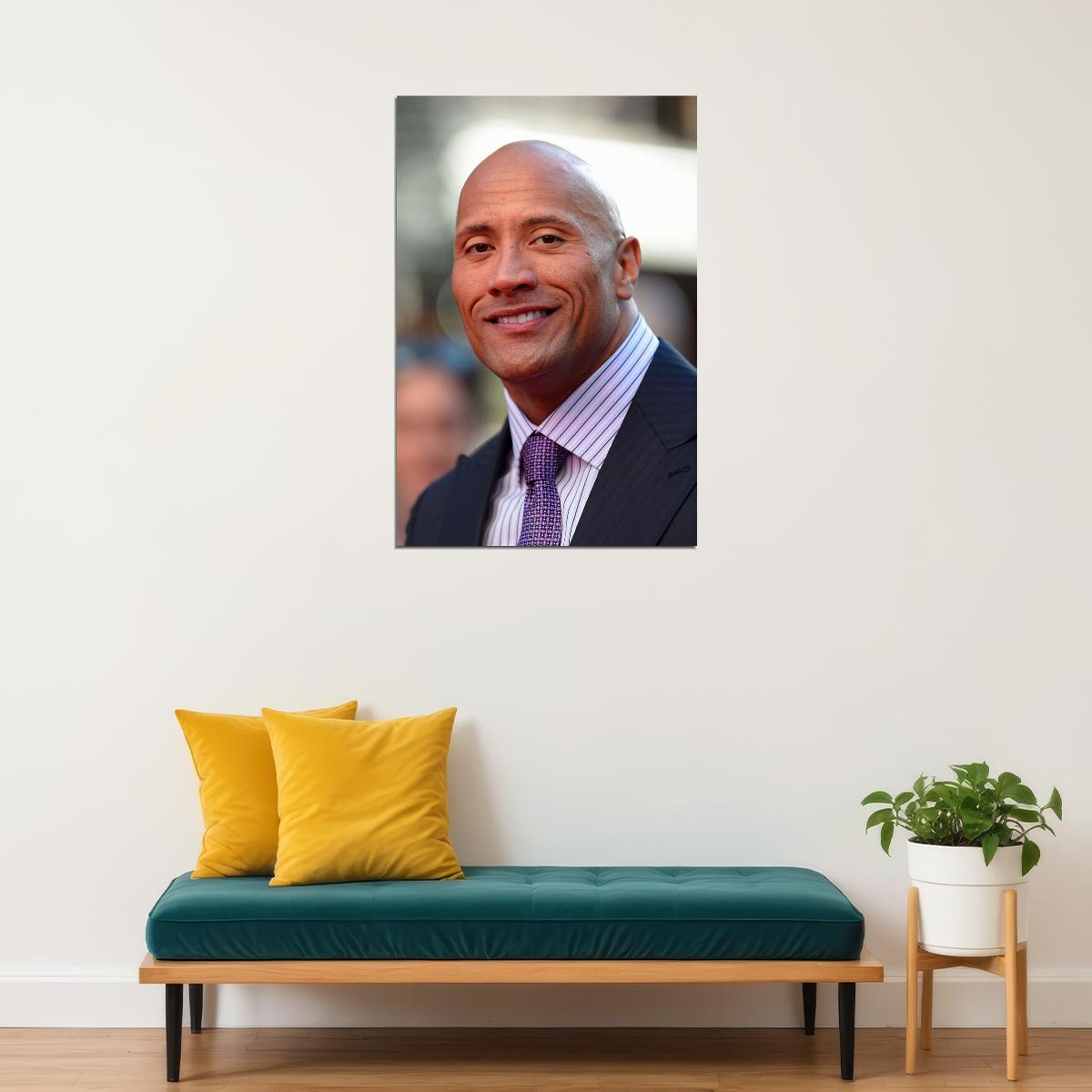 The Rock Dwayne Johnson World Heavyweight Champion Poster Wall Art Print Home Wall Decor - xonomax