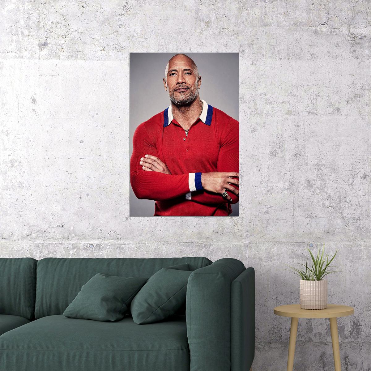 The Rock Dwayne Johnson World Heavyweight Champion Poster Wall Art Print Home Wall Decor - xonomax