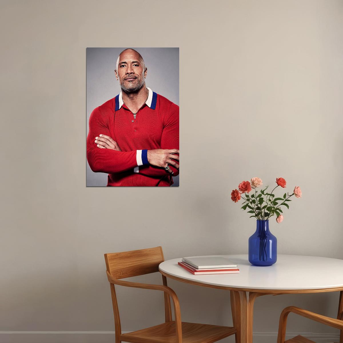 The Rock Dwayne Johnson World Heavyweight Champion Poster Wall Art Print Home Wall Decor - xonomax