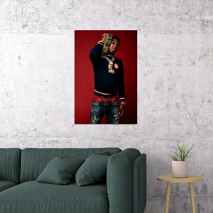 Young Boy Never Broke Again Rap Music Star Album Poster Wall Art Print Home Wall Decor - xonomax