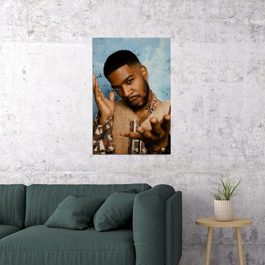 Kid Cudi Rapper Hip Hop Star Music Album Poster Wall Art Print Home Wall Decor - xonomax