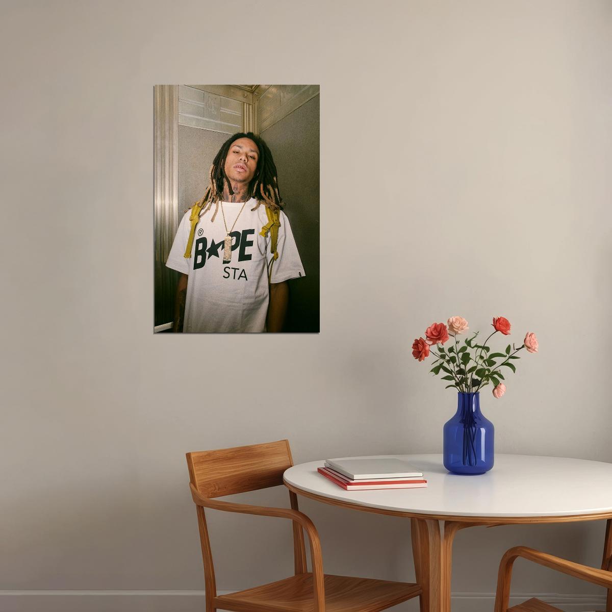 Lil Gnar Germ Rapper Hip Hop Music Album Cover Singer Poster Wall Art Print Home Wall Decor - xonomax