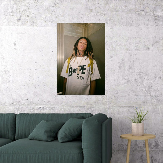 Lil Gnar Germ Rapper Hip Hop Music Album Cover Singer Poster Wall Art Print Home Wall Decor - xonomax