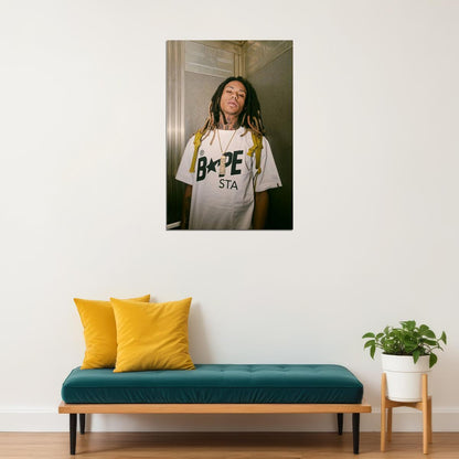 Lil Gnar Germ Rapper Hip Hop Music Album Cover Singer Poster Wall Art Print Home Wall Decor - xonomax