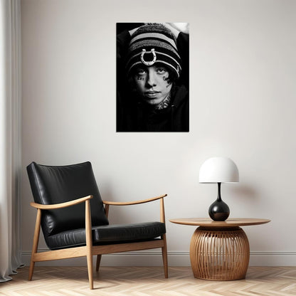 Lil Xan American Rap Music Singer Rapper Star Poster Wall Art Print Home Wall Decor - xonomax
