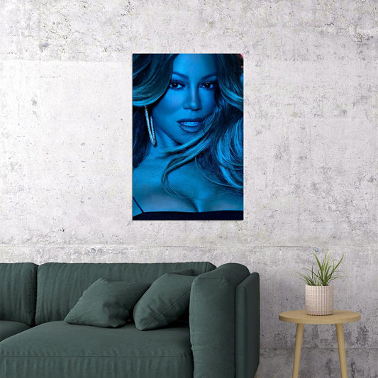 Mariah Carey Caution Rap Music Album Ft Ty Dolla Sign Cover Poster Wall Art Print Home Wall Decor - xonomax