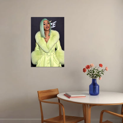 Cardi B American Hip Hop Rap Music Singer Star Sexy Album Poster Wall Art Print Home Wall Decor - xonomax