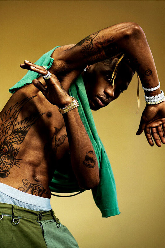 Travis Scott American Hip Hop Rap Music Singer Poster Wall Art Print Home Wall Decor - xonomax