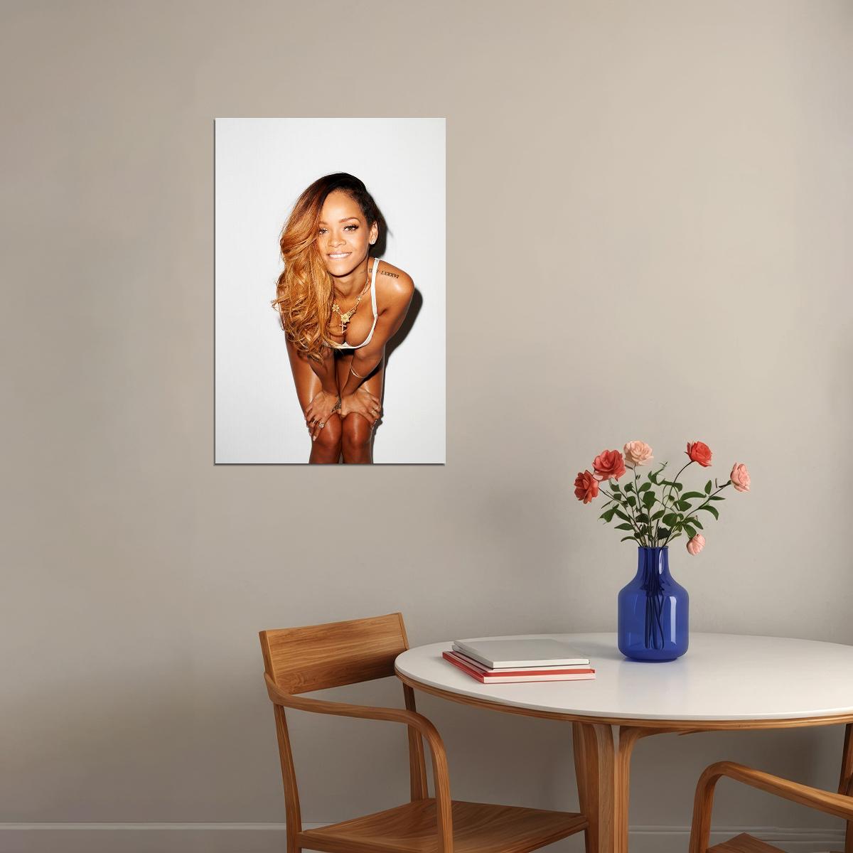 Rihanna Usa Grammy Sexy Girl Super Star Great Singer Actress Poster Wall Art Print Home Wall Decor - xonomax