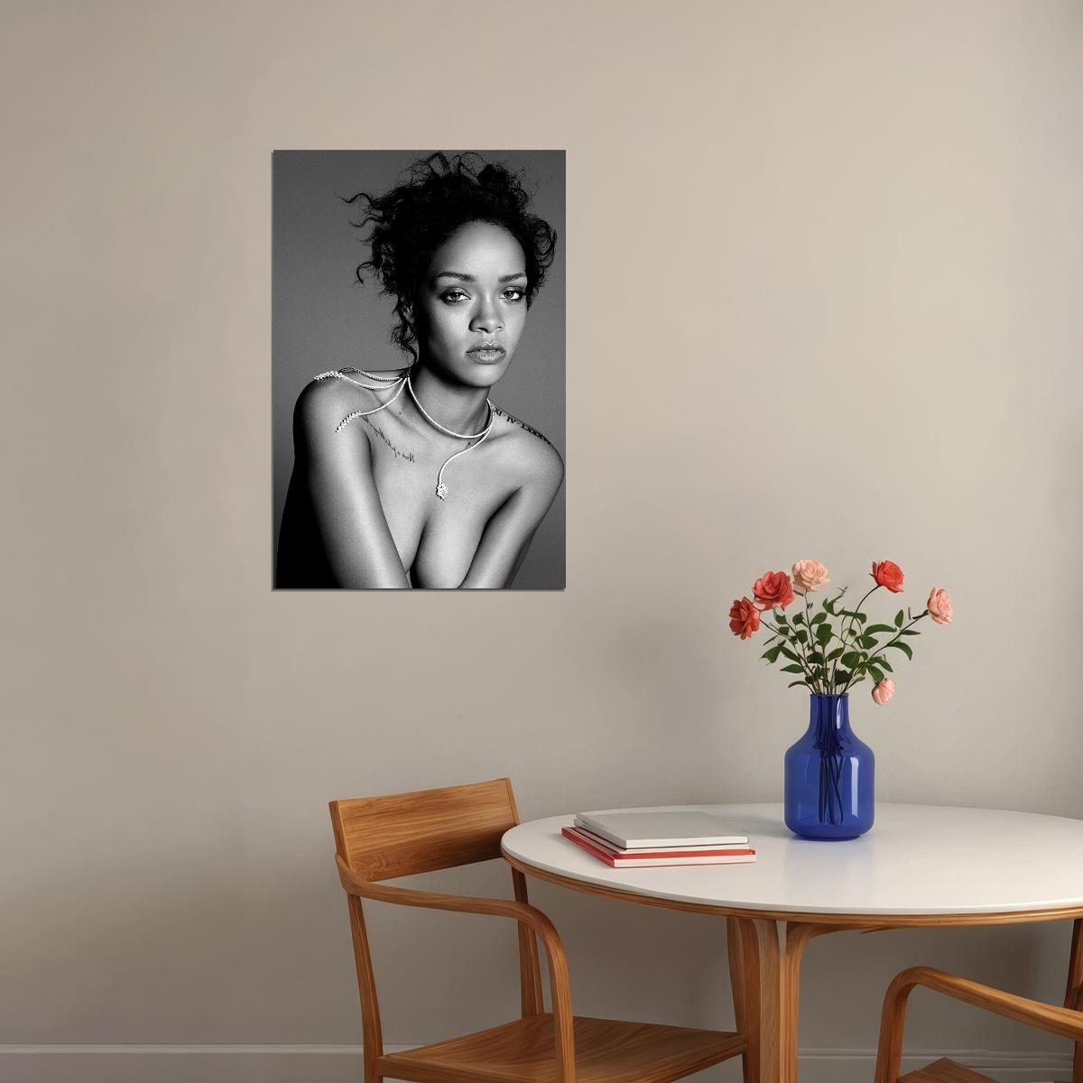 Rihanna Usa Grammy Sexy Girl Super Star Great Singer Poster Wall Art Print Home Wall Decor - xonomax