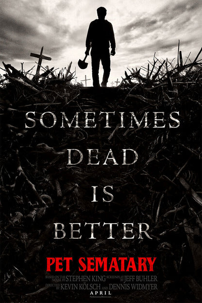Pet Sematary 2019 Movie Stephen King Fantasy Horror Poster Wall Art Print Home Wall Decor - xonomax