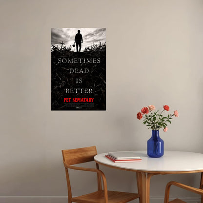 Pet Sematary 2019 Movie Stephen King Fantasy Horror Poster Wall Art Print Home Wall Decor - xonomax