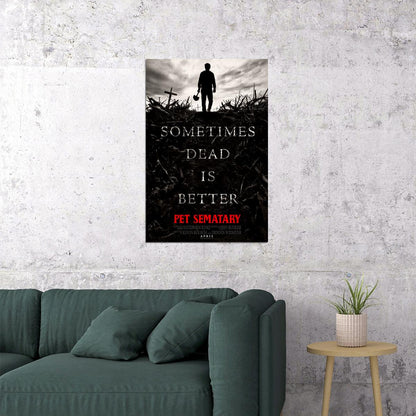 Pet Sematary 2019 Movie Stephen King Fantasy Horror Poster Wall Art Print Home Wall Decor - xonomax