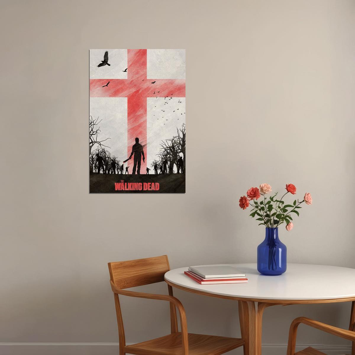 The Walking Dead Season 7 Movie Usa Tv Series Horror Poster Wall Art Print Home Wall Decor - xonomax