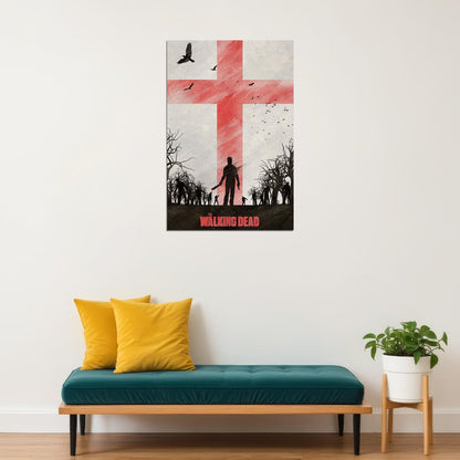 The Walking Dead Season 7 Movie Usa Tv Series Horror Poster Wall Art Print Home Wall Decor - xonomax