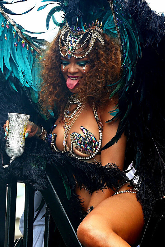 Rihanna Usa Grammy Sexy Girl Music Star Designer Poster Wall Art Print Home Wall Decor - xonomax
