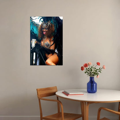 Rihanna Usa Grammy Sexy Girl Music Star Designer Poster Wall Art Print Home Wall Decor - xonomax