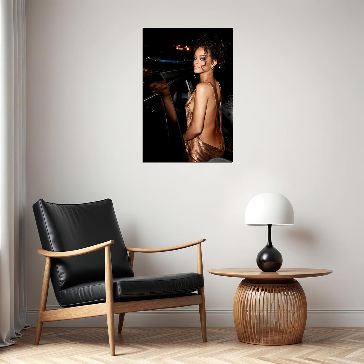 Rihanna Usa Grammy Sexy Girl Music Star Poster Wall Art Print Home Wall Decor - xonomax