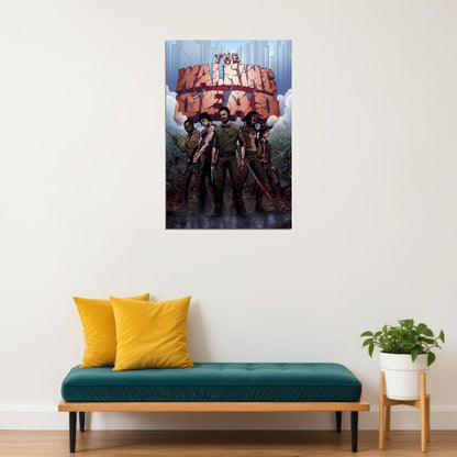 The Walking Dead Season 8 Movie Usa Horror Thriller Poster Wall Art Print Home Wall Decor - xonomax