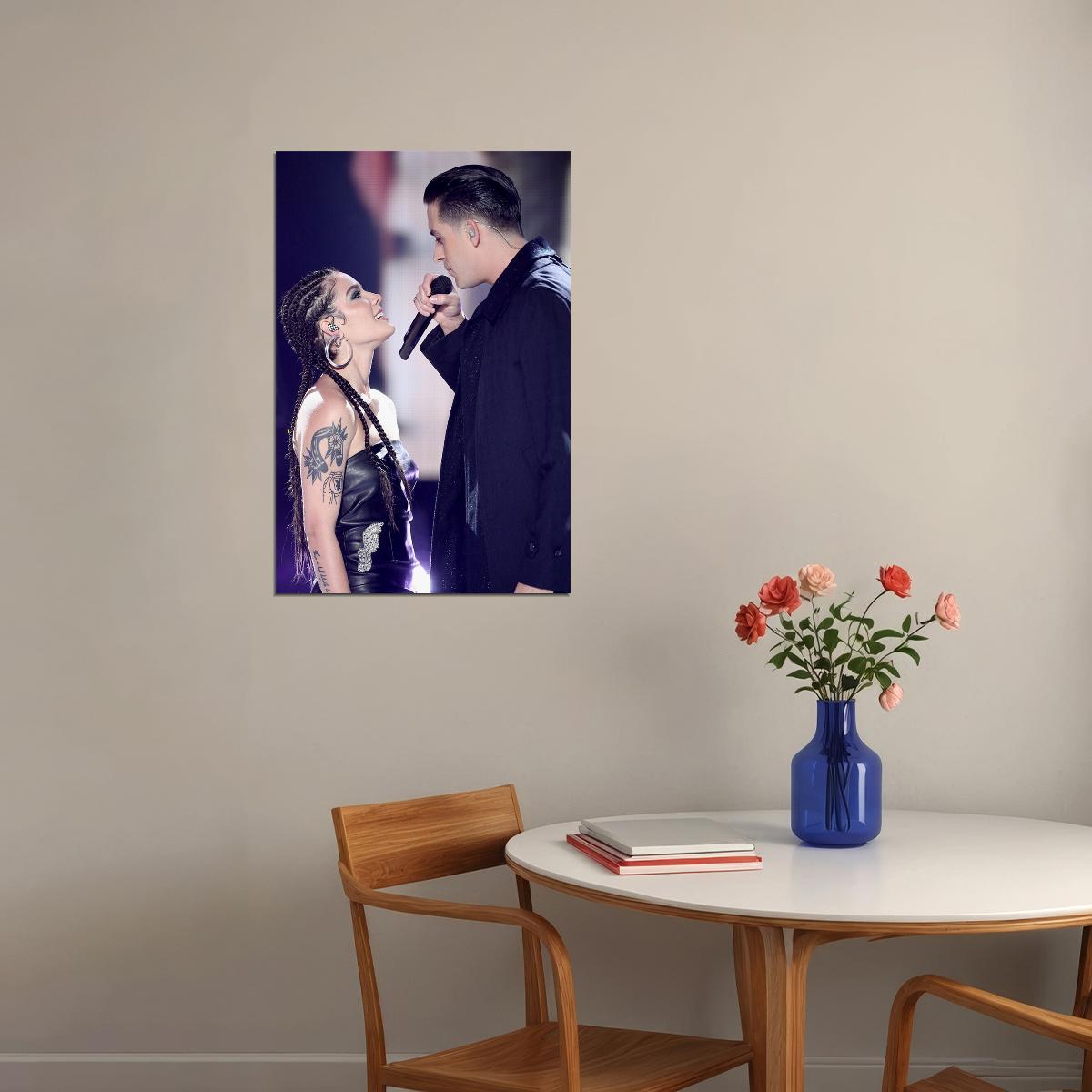 G-eazy And Halsey Rose Rap Poster Wall Art Print Home Wall Decor - xonomax