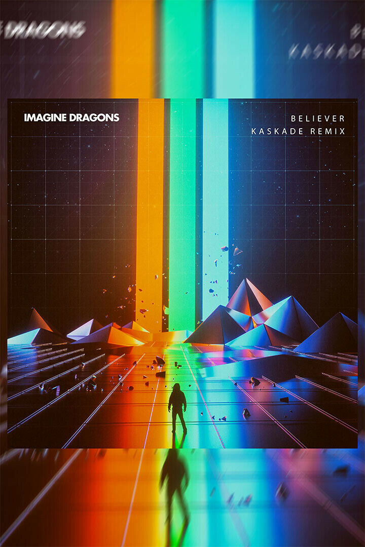 Imagine Dragons Believer Music Band Singers Poster Wall Art Print Home Wall Decor - xonomax
