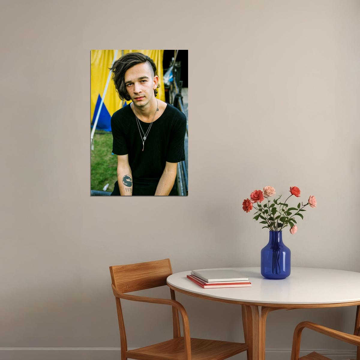Matthew Healy The 1975 Rock Music Star Actor Poster Wall Art Print Home Wall Decor - xonomax
