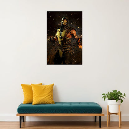 Mortal Kombat X Hot Fighting Game Poster Wall Art Print Home Wall Decor