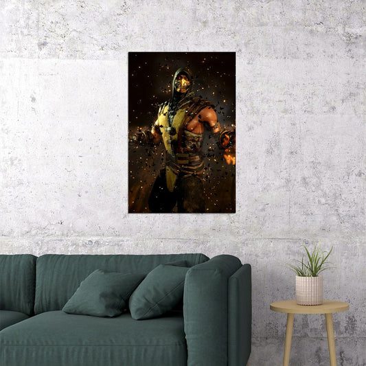 Mortal Kombat X Hot Fighting Game Poster Wall Art Print Home Wall Decor