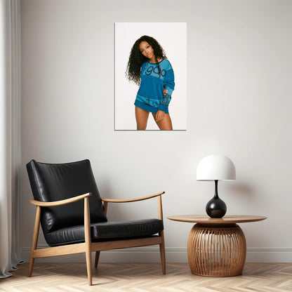 Sza Usa Hip Hop Rap Music Singer Star Musician Poster Wall Art Print Home Wall Decor - xonomax